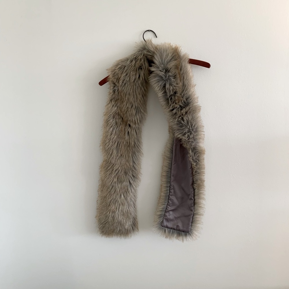 Faux fur scarf